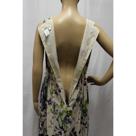 Coldwater Creek Womens Maxi Dress 4 Floral Sleeveless Party Cocktail Watercolor - Picture 9 of 11